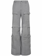 BALENCIAGA Flared Cotton Cargo Pants