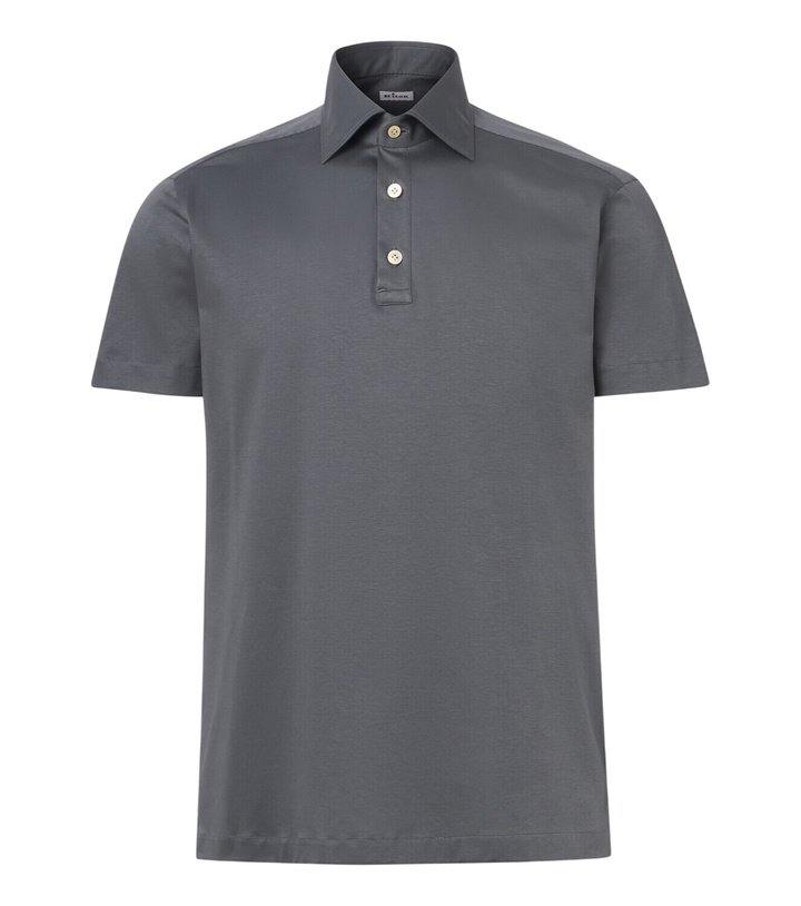 Photo: Kiton Cotton jersey polo shirt