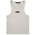 Fear of God ESSENTIALS Women's Tank Top in Dark Heather Oatmeal