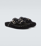 Alanui The Journey suede slippers