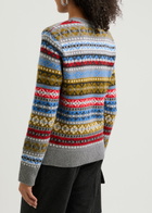 Wales Bonner Astral Fair Isle Wool-blend Cardigan Multicoloured 1