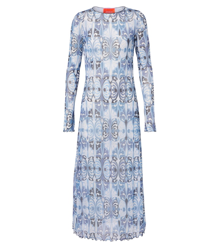Photo: La DoubleJ Slinky Swing printed midi dress