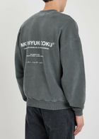 Mki Miyuki Zoku Design Studio Logo-print Cotton-blend Sweatshirt Black Other