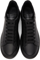 Alexander McQueen Black Patent Oversized Sneakers