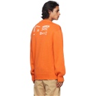Heron Preston Orange Heron Stamp Sweater
