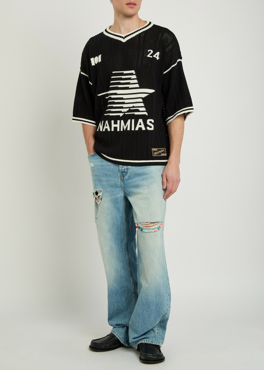 Nahmias Friendship Baggy Straight-leg Jeans Blue