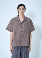 Story mfg. Checkered Short Sleeve Shirt