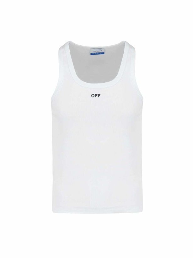 Photo: Off-White Logo Tank Top