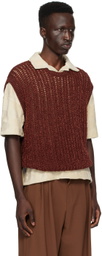 Bonsai Burgundy Crewneck Vest