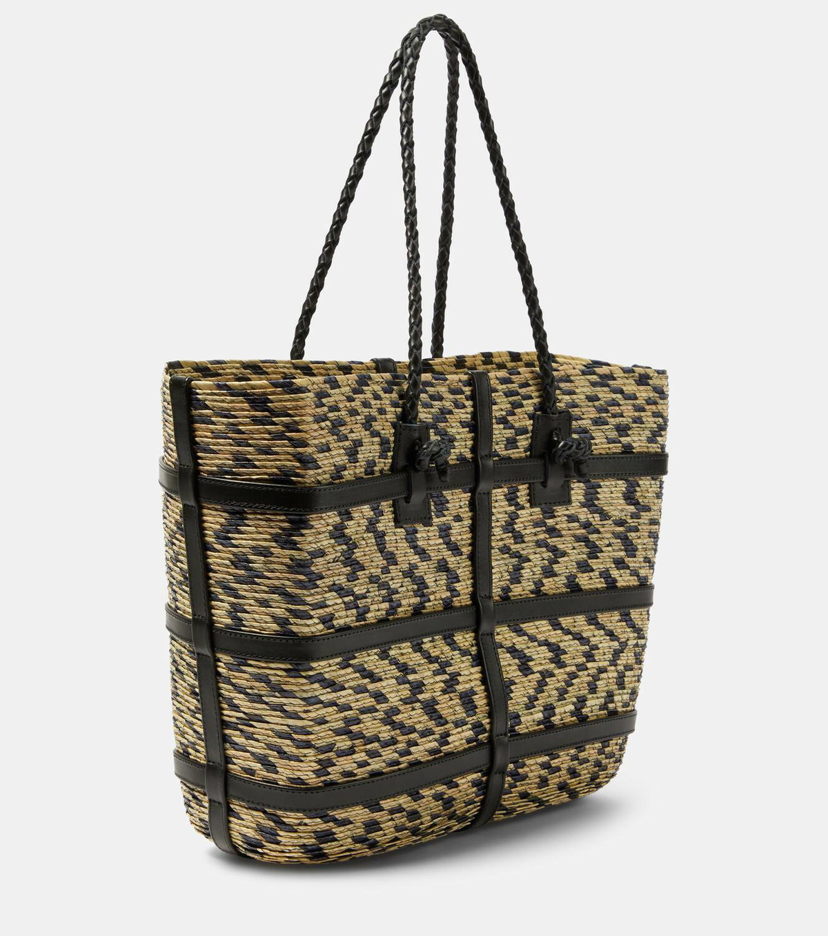 Altuzarra Watermill raffia tote bag