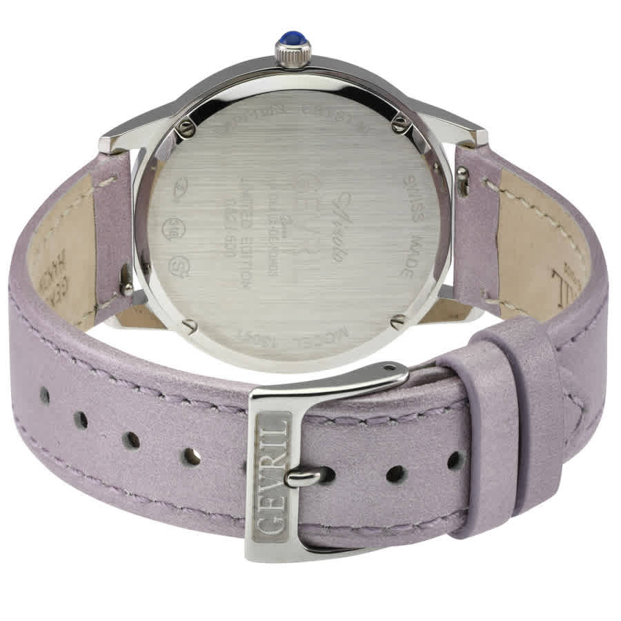 Gevril Airolo Diamond Mother of Pearl Dial Ladies Watch 13041