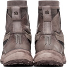 11 by Boris Bidjan Saberi Taupe Salomon Edition Bamba 2 High V2 Sneakers