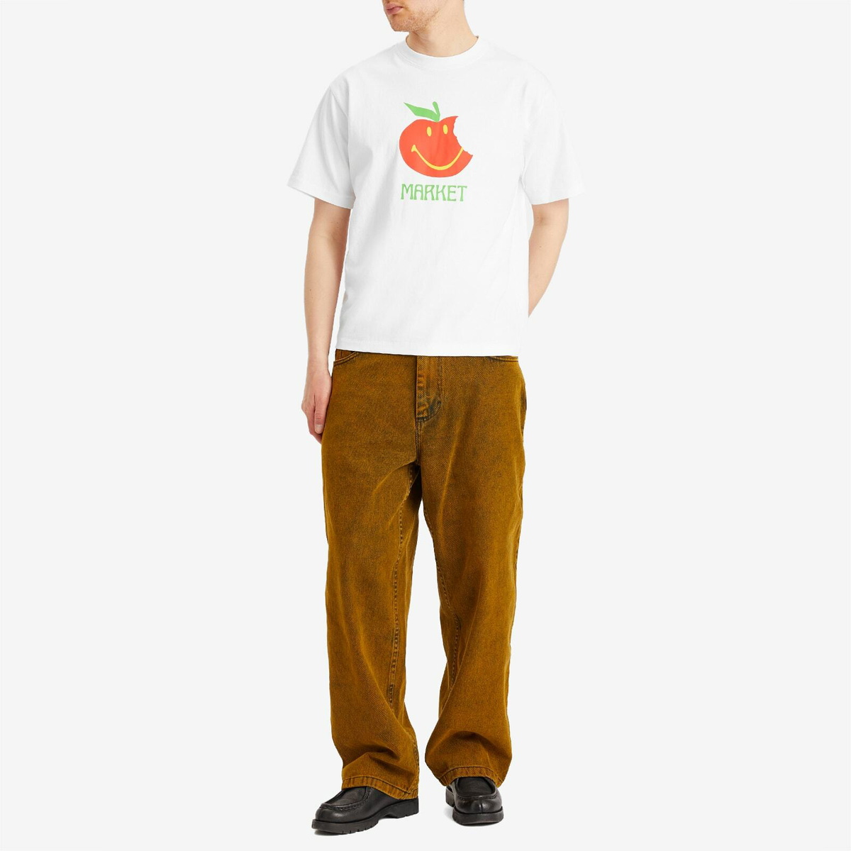 MARKET Men's Smiley Honeycrisp T-Shirt in White