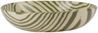 Henry Holland Studio Green & White Stripe Pasta Bowl