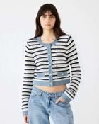 Steve Madden Cassette Cardigan in White