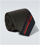 Gucci - Interlocking G jacquard silk tie