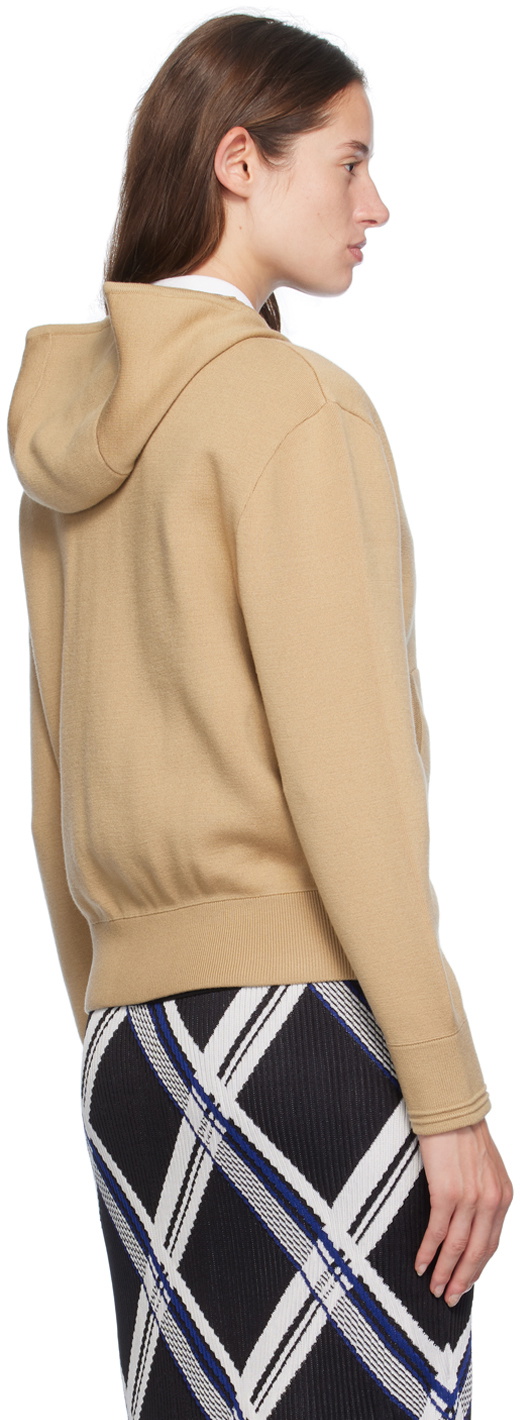 Burberry Tan Zip Hoodie