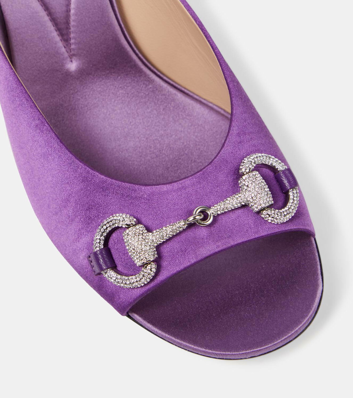 【GUCCI】エンベリッシュメント ミュール Gucci Horsebit embellished velvet mules Gucci