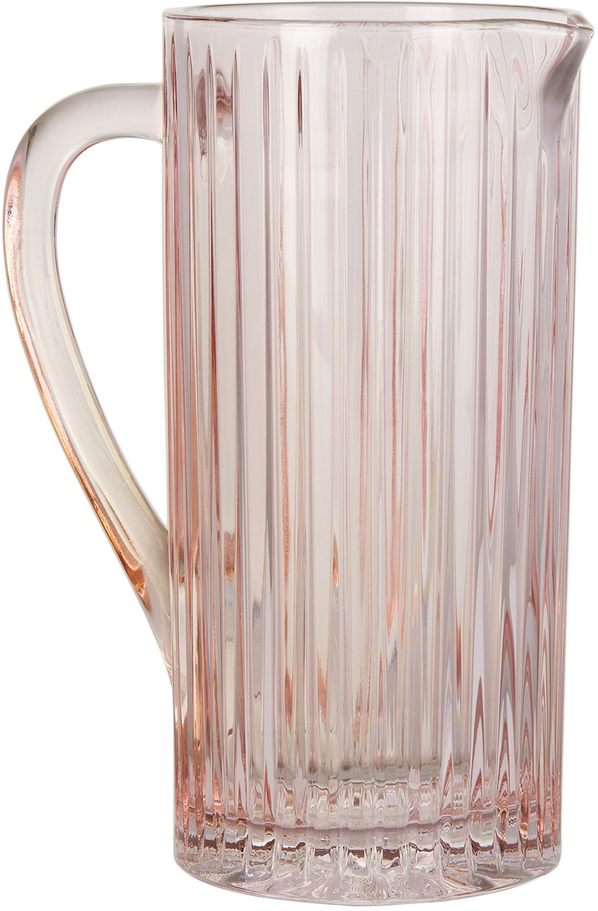 Luisa Beccaria Pink Ridged Pitcher