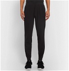 Lululemon - In Mind Slim-Fit Tapered Mesh-Panelled Stretch-Jersey Yoga Sweatpants - Black
