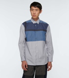 Comme des Garcons SHIRT - Long-sleeved cotton patchwork shirt