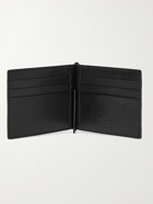 SAINT LAURENT - Logo-Debossed Leather Wallet with Money Clip - Black