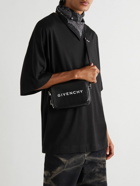 Givenchy - G-Essentials Leather-Trimmed Logo-Embossed Coated-Canvas Messenger Bag