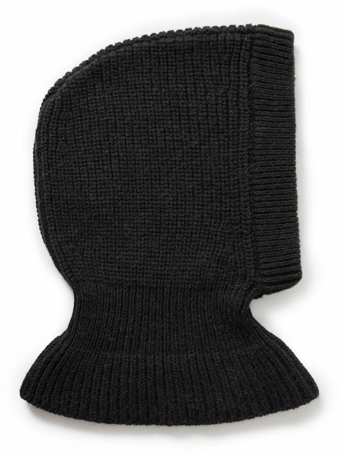 Lemaire - Ribbed-Knit Balaclava - Black Lemaire