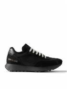 Common Projects - Track Classic Leather and Suede-Trimmed Ripstop Sneakers - Black