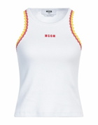 Msgm Womens Tank top in White