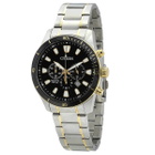 Citizen Chronograph Quartz Black Dial Two-Tone Mens Watch AN8184-89E