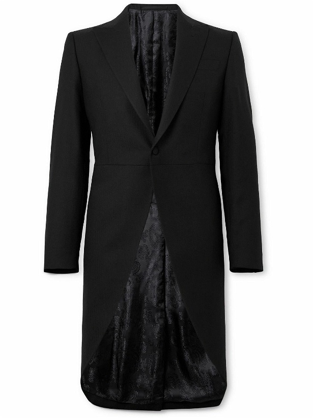 Photo: Favourbrook - Windsor Herringbone Wool Tailcoat - Black
