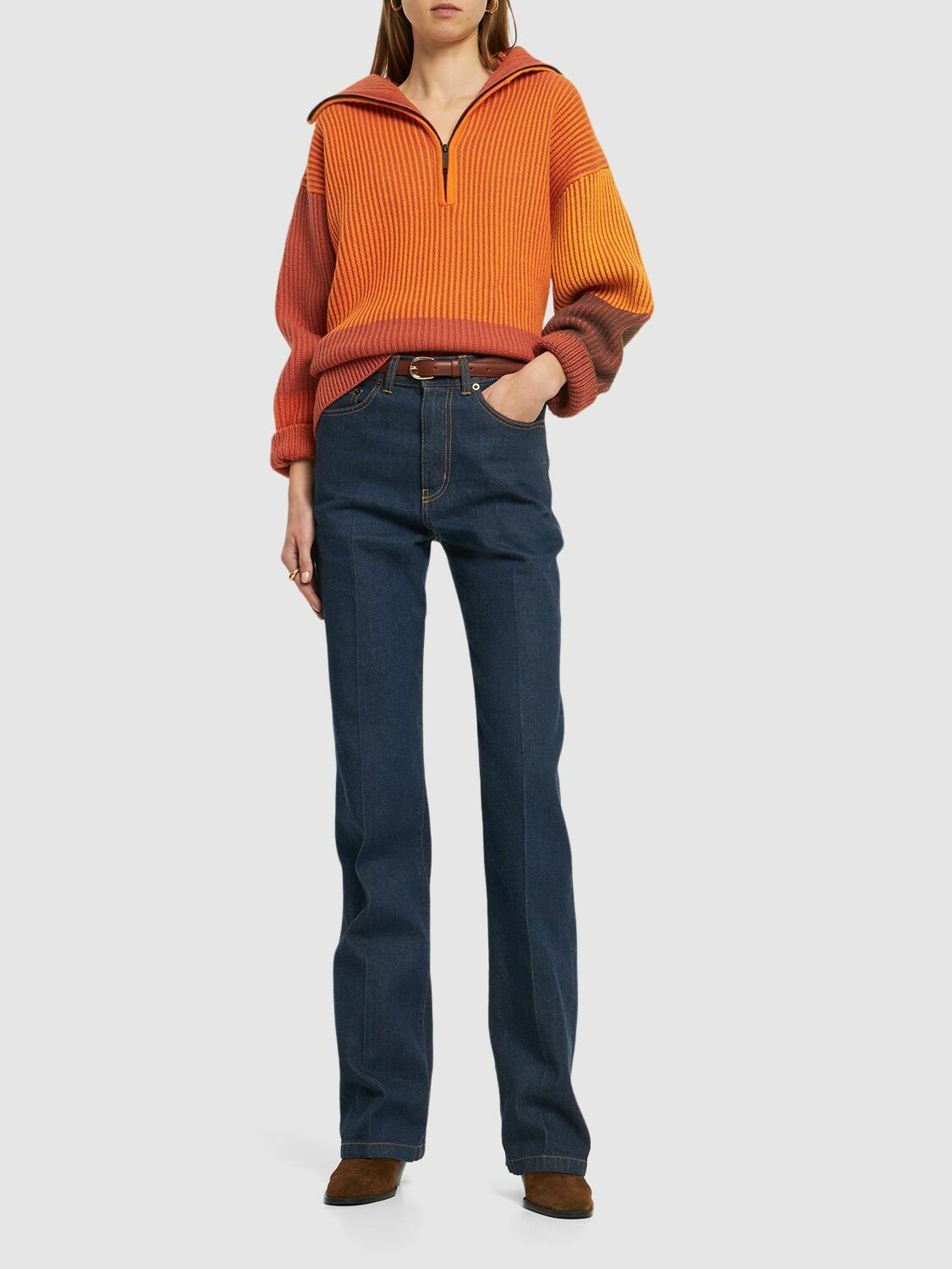 NAGNATA Hinterland Zip Knit Sweater