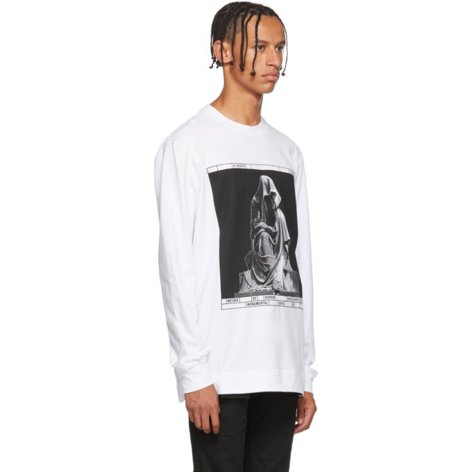 Nomenklatura Studio White Limited Edition Monuments Long Sleeve T-Shirt