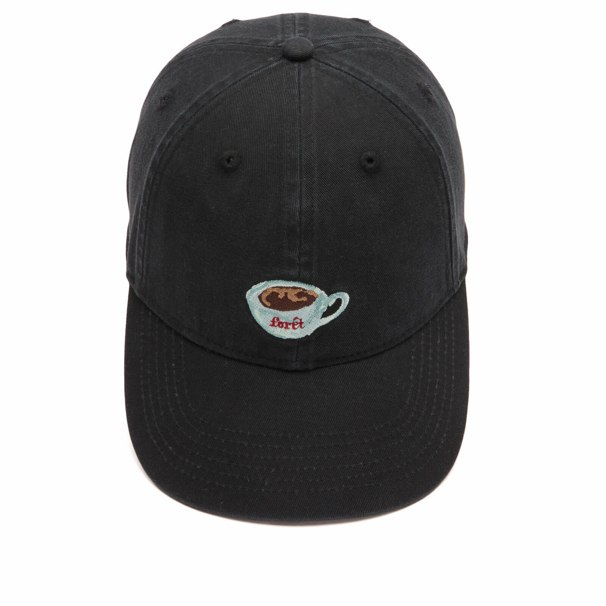 Foret Men's Element Mug Washed Cap in Black 