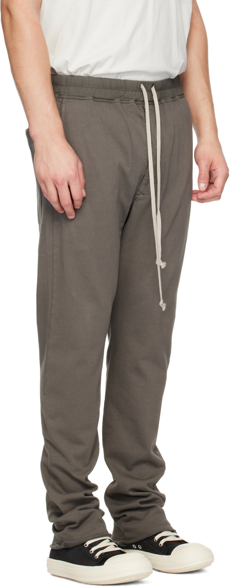 Rick Owens DRKSHDW Gray Tower Berlin Drawstring Sweatpants