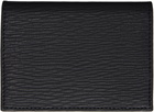 Ferragamo Black Gancini Credit Card Holder