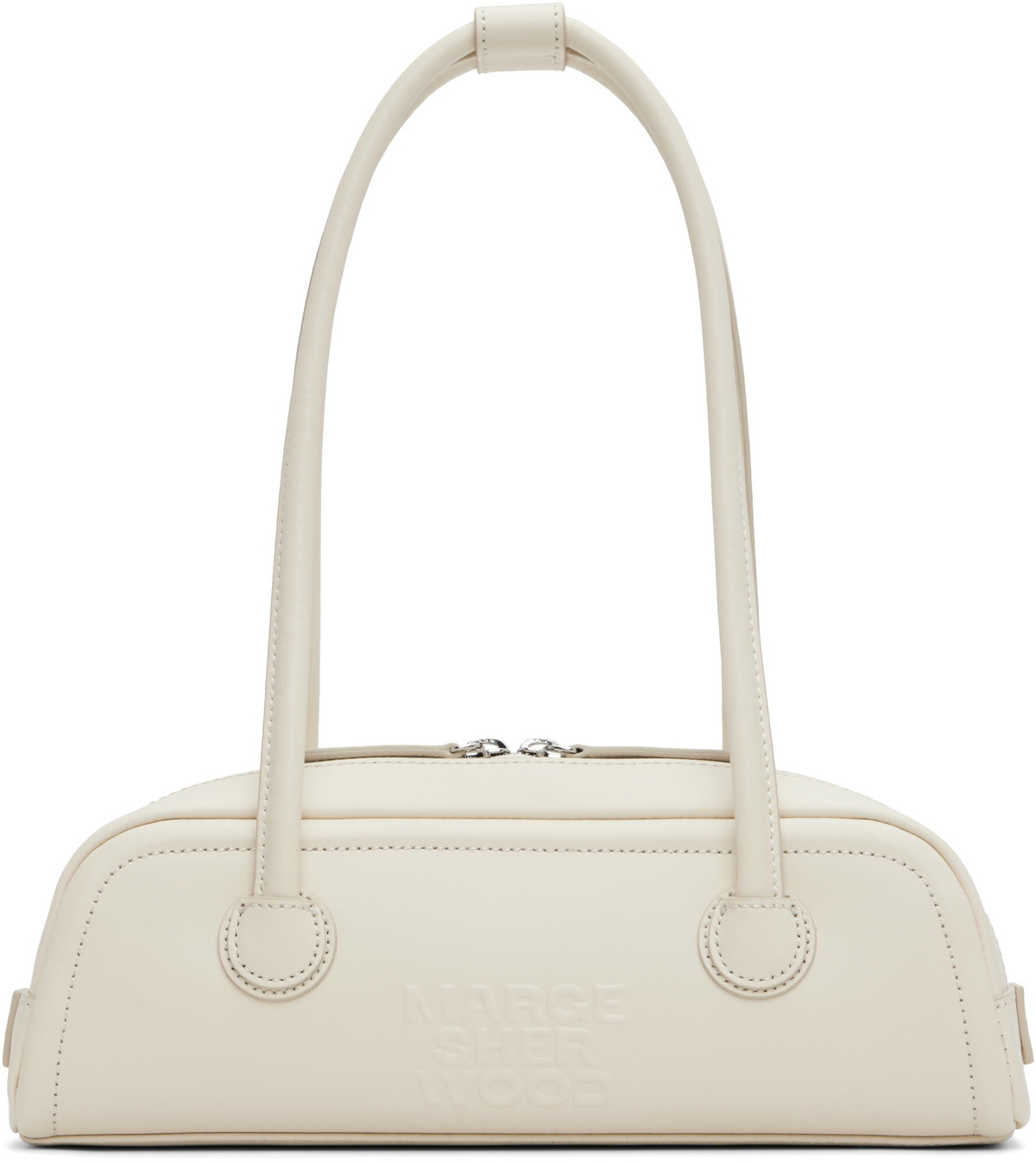 MARGESHERWOOD White Soft Boston EW Mini Bag