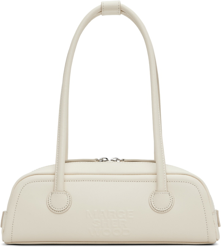 Photo: MARGESHERWOOD White Soft Boston EW Mini Bag