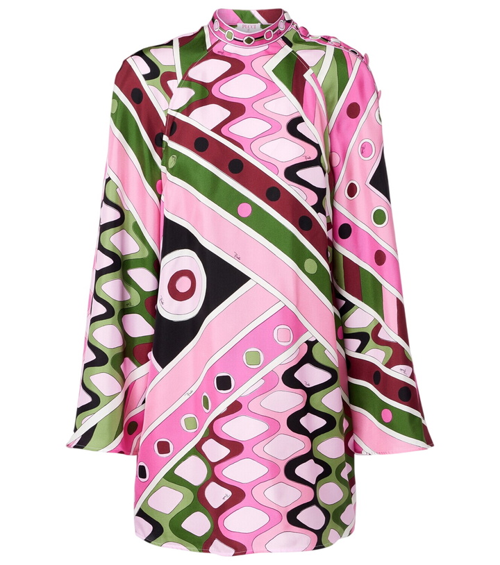 Photo: Pucci Silk satin minidress