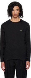 Lacoste Black Crewneck Long Sleeve T-Shirt