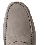 Tod's - Gommino Nubuck Driving Shoes - Men - Gray