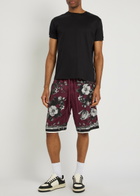 Dolce & Gabbana Floral-print Silk-twill Shorts Multicoloured 1