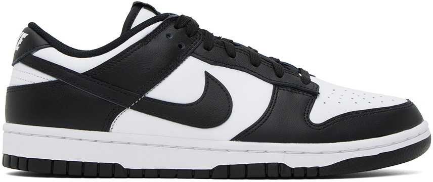 Nike Black & White Dunk Low Sneakers Nike