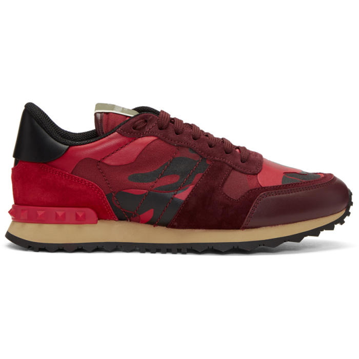 Lagring bekymre et eller andet sted Valentino Red Valentino Garavani Camo Rockrunner Sneakers RED Valentino