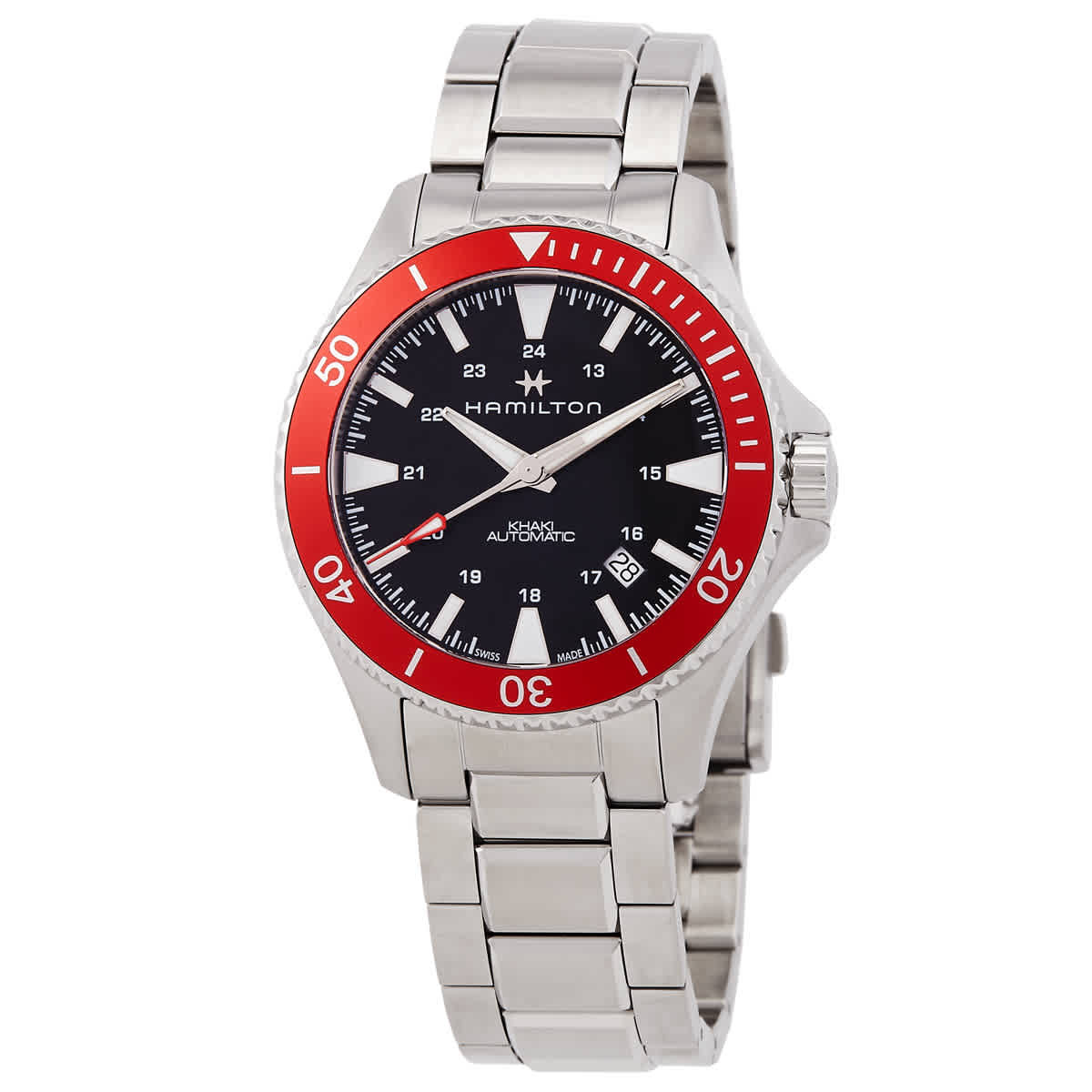 Hamilton Khaki Navy Scuba Automatic Black Dial Watch H82405130