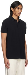 TOM FORD Black Tennis Polo