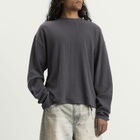 Won Hundred Men's Steven Long Sleeve Ribbed T-shirt in Asphalt