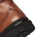 Dunhill - Traverse Burnished-Leather Boots - Brown