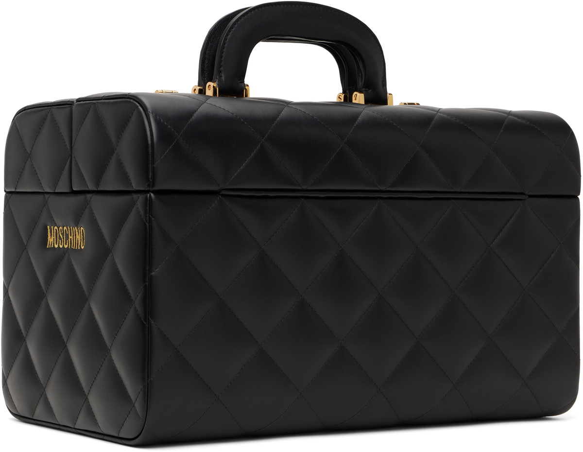 【関税込み】Moschino ブラック Tool Box バッグ Moschino Black Tool Box Bag Moschino
